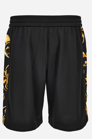 Sweatpant In Compact Techno Jersey Fabrics-Medusa Leafy Print