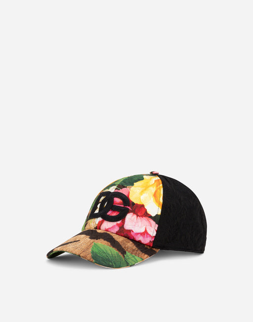 BROCADE BASEBALL CAP WITH DG EMBROIDERY