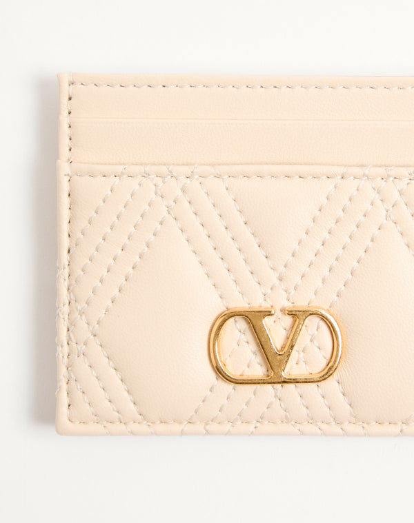 Portacarte Valentino Garavani Quiltie 67 In Nappa Trapuntata
