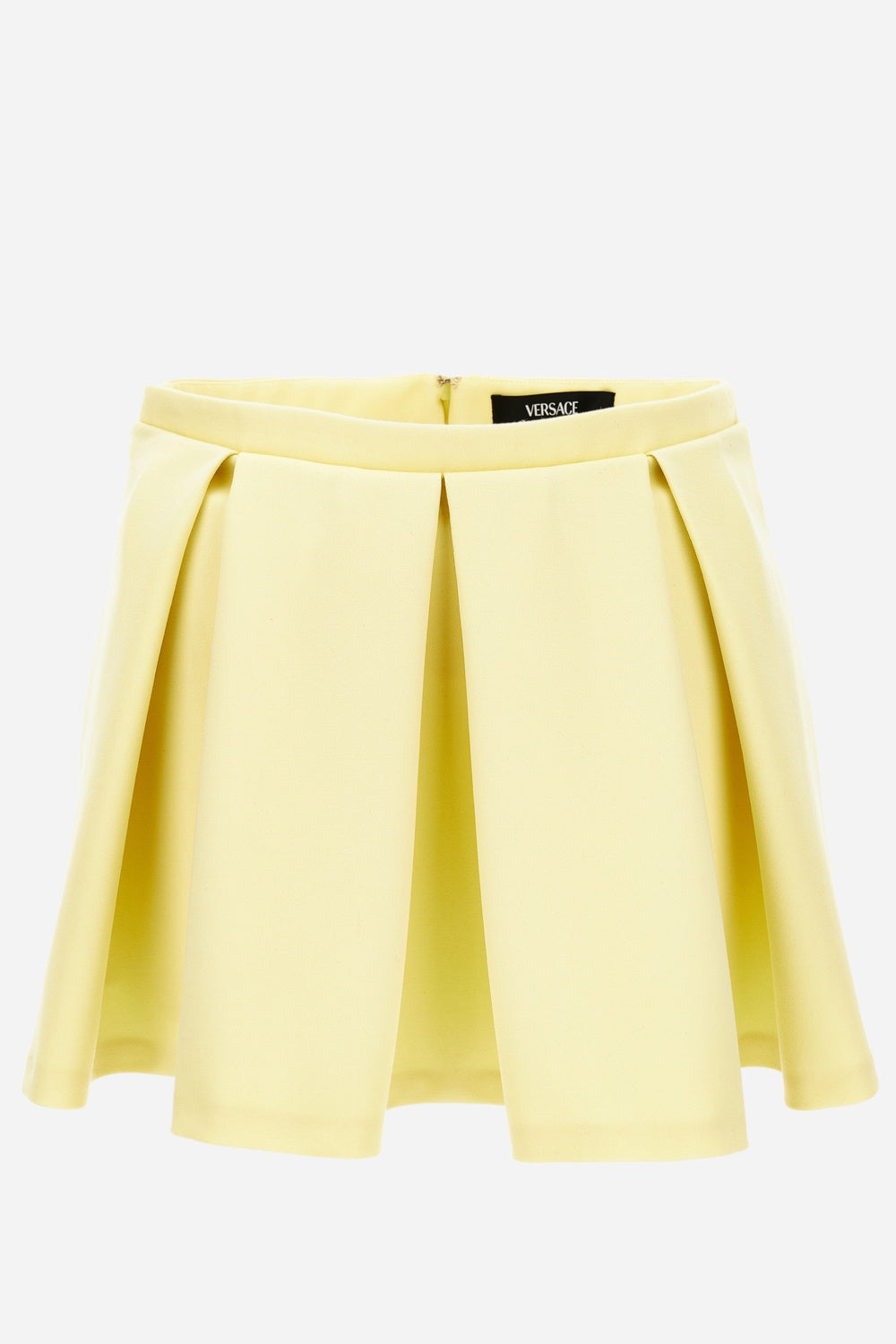Skirt In Responsible Wool Grain De Poudre Natural Stretch Light Bonded