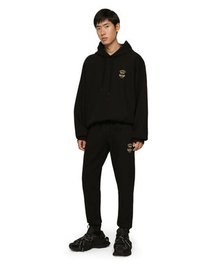 JERSEY JOGGING PANTS WITH EMBROIDERY
