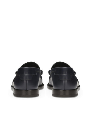 BRUSHED CALFSKIN LOAFERS