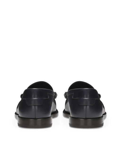 BRUSHED CALFSKIN LOAFERS