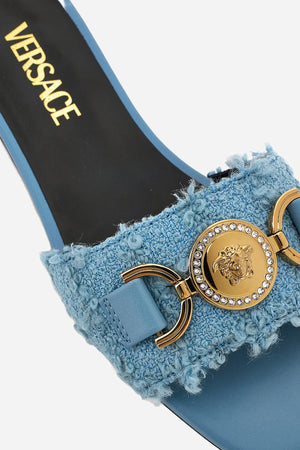 Medusa 95 Flat Sandal H.10 In Fabric