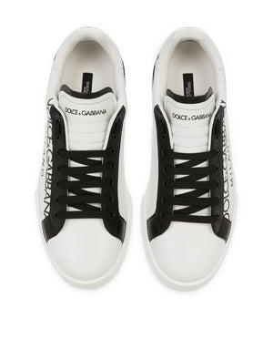 PORTOFINO SNEAKERS IN PRINTED PATENT CALFSKIN