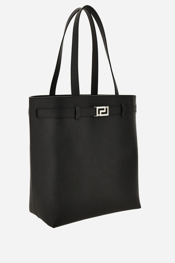 La Greca Tote In Calf Leather