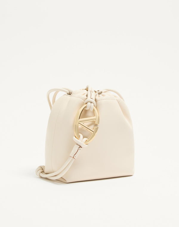 Mini Borsa A Sacchetto Vlogo Pouf In Nappa