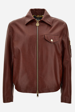 Blouson Leather In Soft Plain Leather