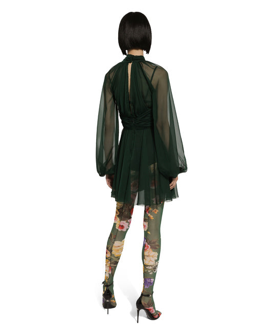 SHORT CHIFFON DRESS