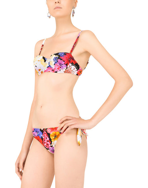 GARDEN-PRINT BALCONETTE BIKINI