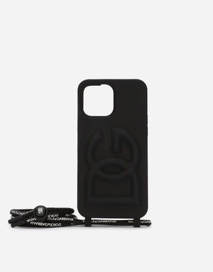 RUBBER IPHONE 13 PRO MAX COVER WITH EMBOSSED LOGO