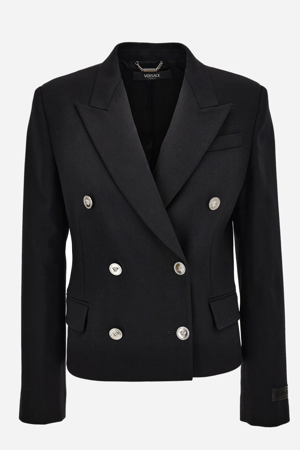 Informal Jacket In Responsible Stretch Wool Grain De Poudre