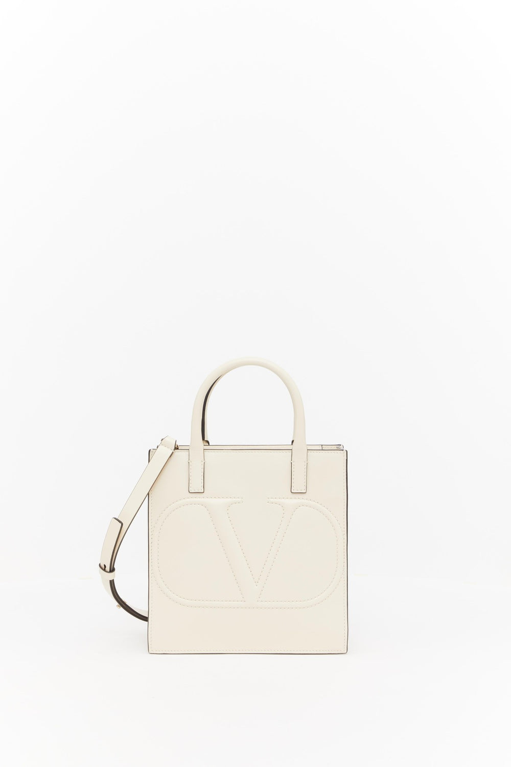 BORSA SHOPPING PICCOLA VLOGO WALK IN VITELLO 
