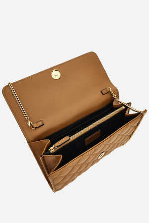 Icon Wallet On Chain In Quilted Lamb Leather