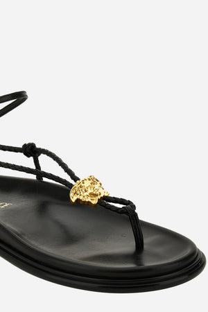 La Medusa Sandal T.10 In Lamb Leather