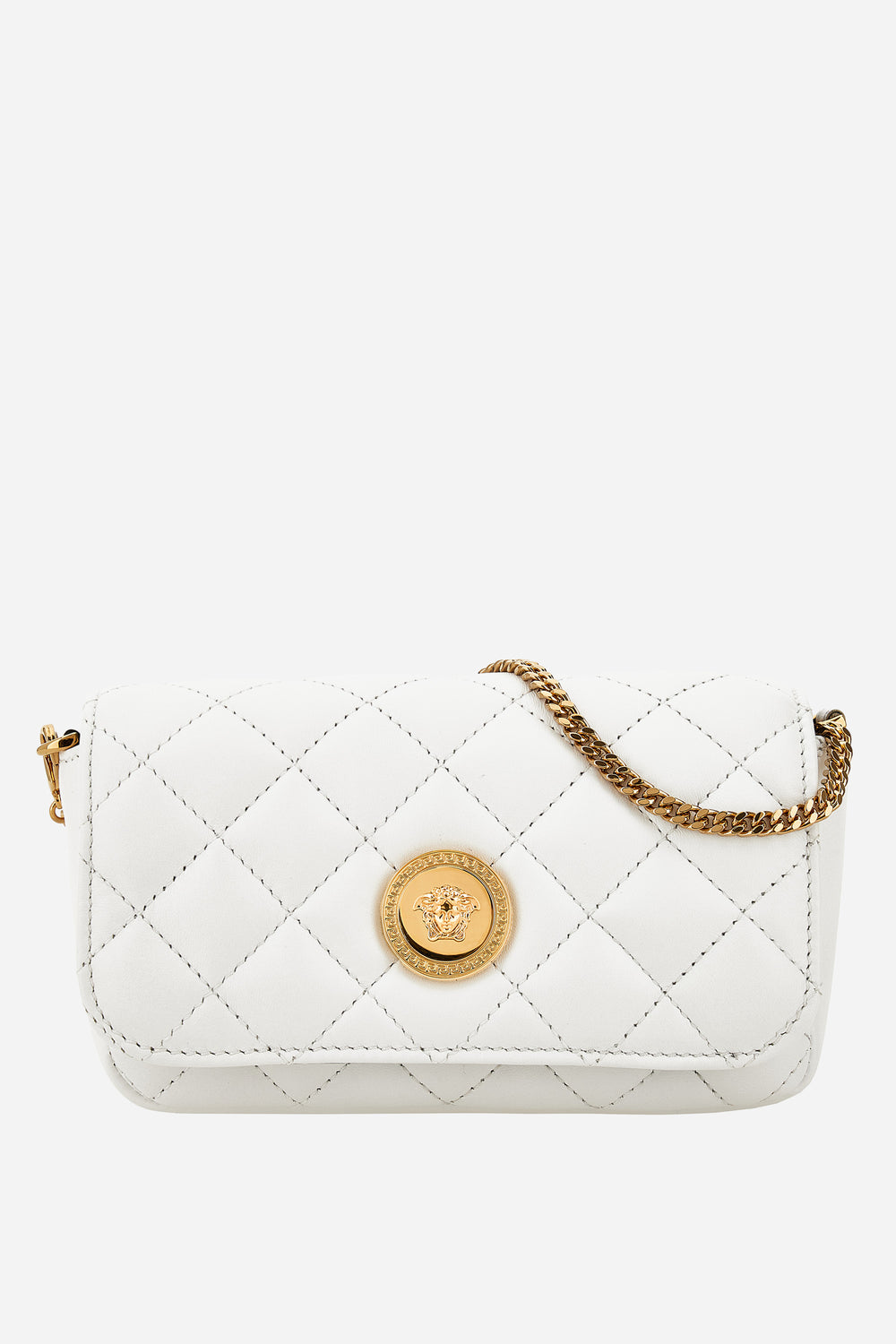 Icon Shoulder Bag In Quilted Lamb Leather