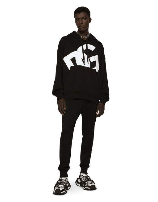 JERSEY HOODIE WITH DG PRINT