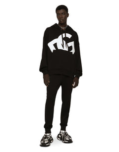 JERSEY HOODIE WITH DG PRINT