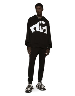 JERSEY HOODIE WITH DG PRINT