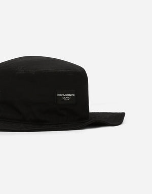 STRETCH GABARDINE BUCKET HAT