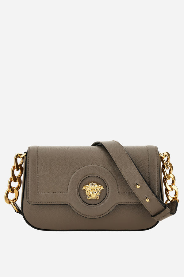 La Medusa Shoulder Bag In Grainy Calf Leather