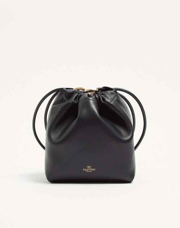 Mini Borsa A Sacchetto Vlogo Pouf In Nappa