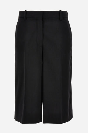 Shorts In Responsible Wool Gabardine Strecht