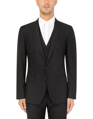 WOOL AND SILK MARTINI-FIT SUIT