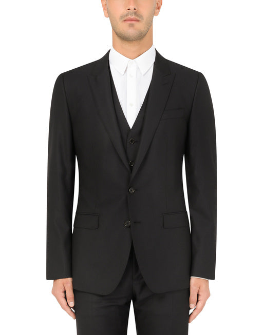 WOOL AND SILK MARTINI-FIT SUIT