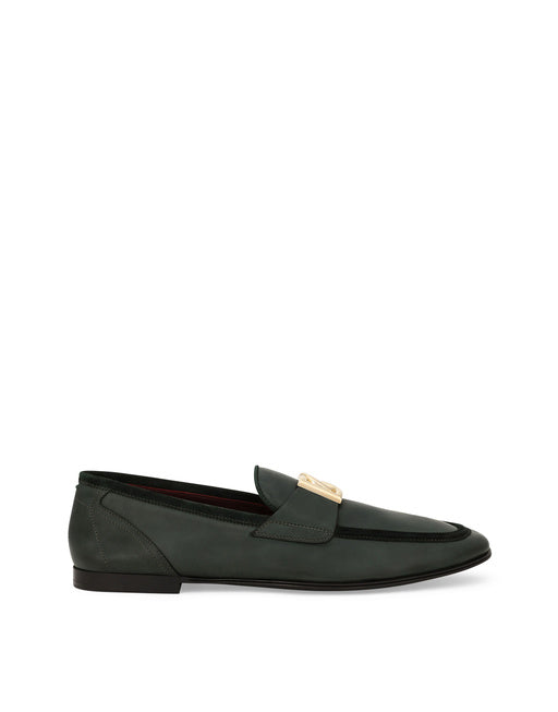 CALFSKIN LOAFERS WITH DG LOGO