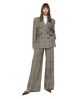 GLEN PLAID JACKET WITH VENTS
