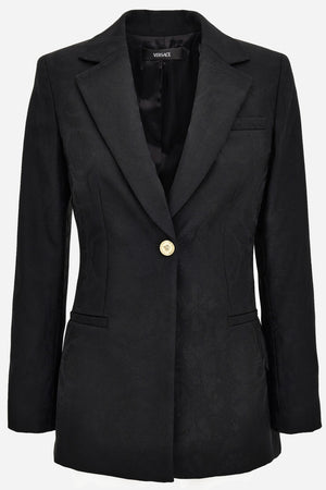 Informal Jacket In Wool Baroque Tailoring Fabric