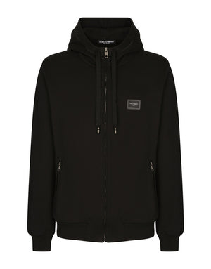 JERSEY ZIP-UP HOODIE