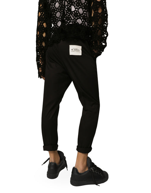 TAILORED STRETCH COTTON PANTS