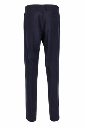 Formal Pant In Responsible Dry Hand Wool Grain De Poudre
