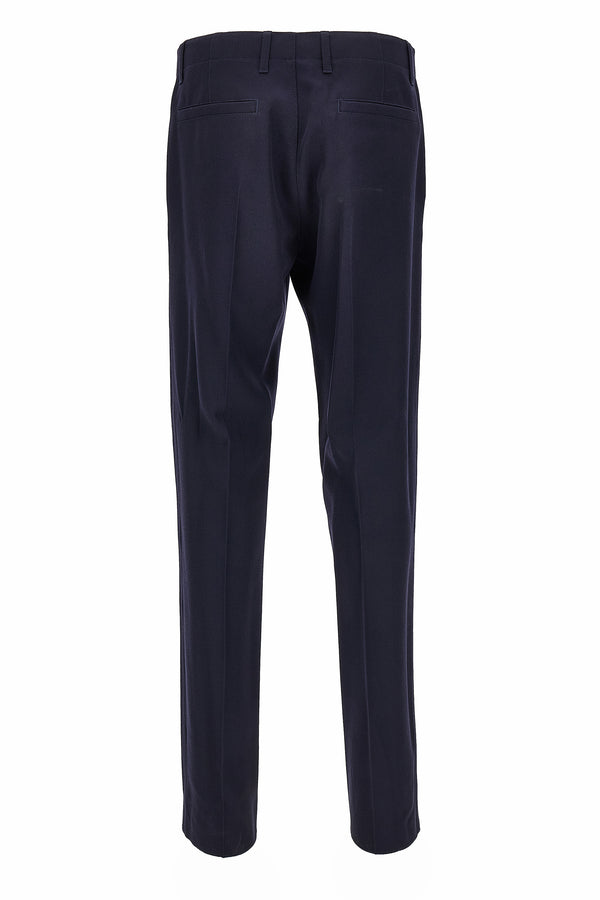 Formal Pant In Responsible Dry Hand Wool Grain De Poudre