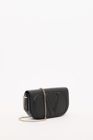 POUCH CON CATENA VLOGO WALK IN VITELLO