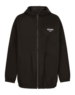 HOODED NYLON JACKET WITH DGVIB3 PATCH
