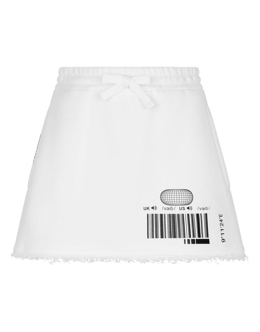 SHORT COTTON JERSEY SKIRT DGVIB3