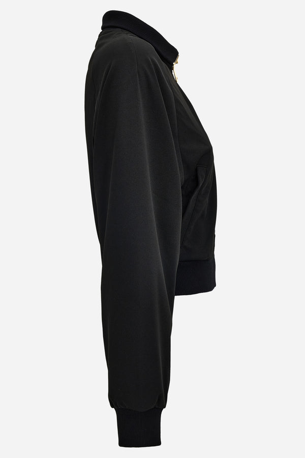 Sweatshirt In Technical Jersey With Medusa Embroidery