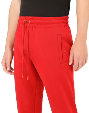 JERSEY JOGGING PANTS WITH DG PATCH