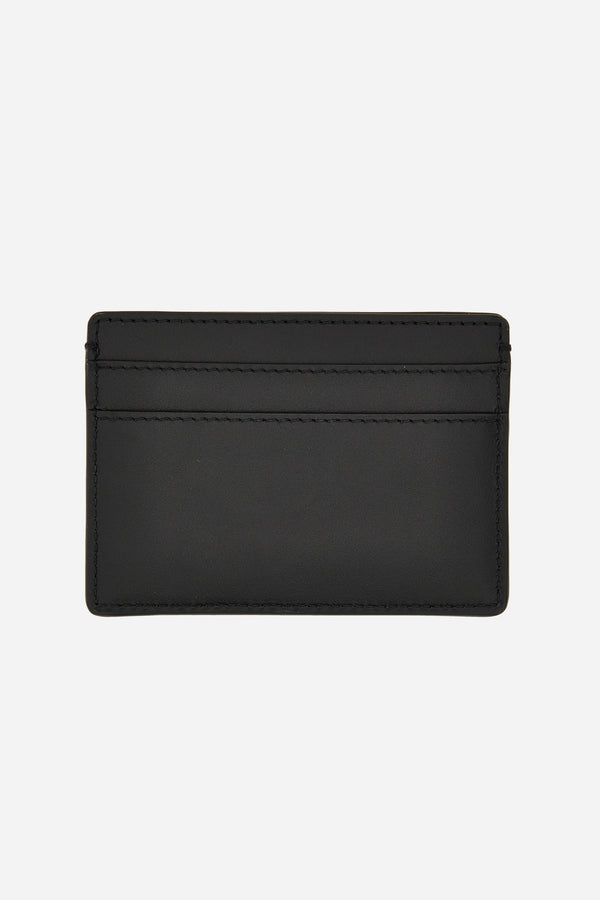 Versace Tag Card Case In Calf Leather