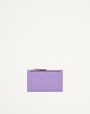 PORTACARTE CON ZIP VLOGO WALK IN NAPPA