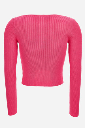 Knit Sweater In Viscose Stretch