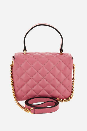Icon Mini Top Handle In Quilted Lamb Leather