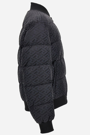 Down Jacket/Vest In Light Jacquard Monogram Technical Fabric