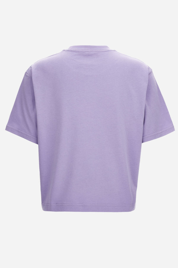T-Shirt In Jersey Versace Milano Print