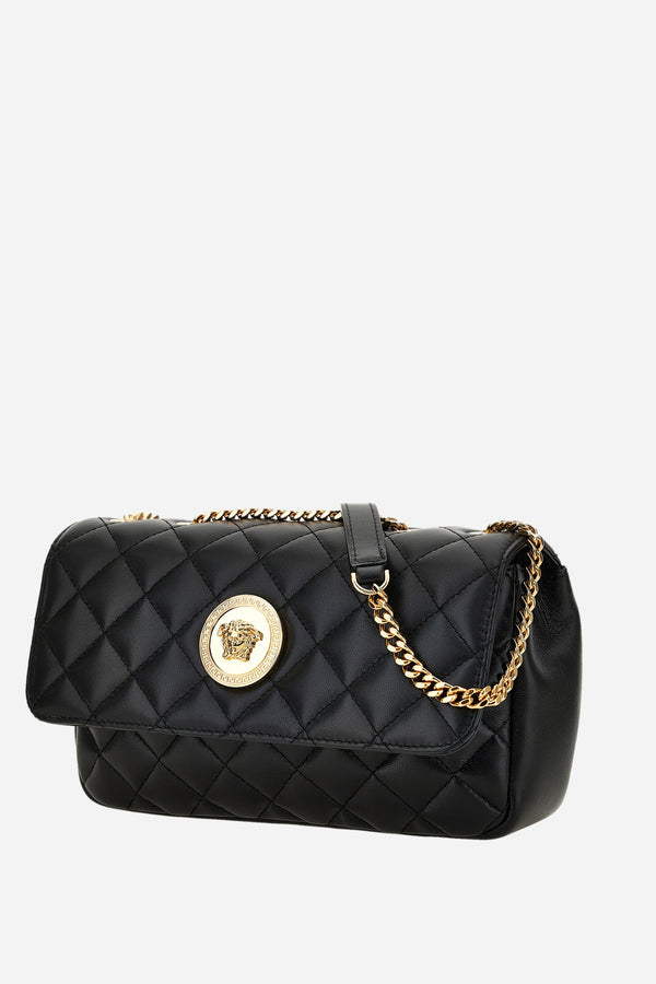 Icon Sm Shoulder Bag In Quilted Lamb Leather