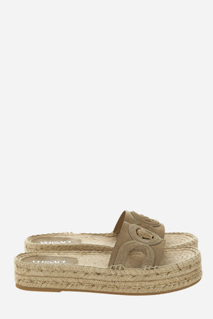 Medusa 95 Espadrilles In Calf Leather