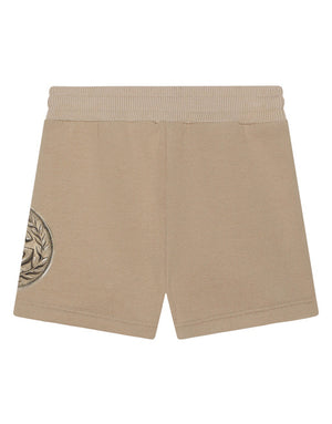 JERSEY JOGGING SHORTS WITH COIN PRINT